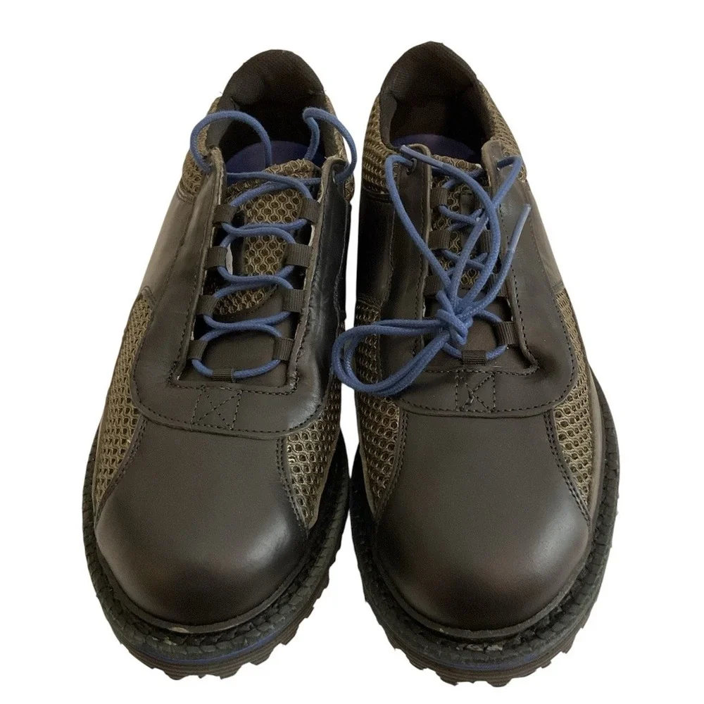 Jack Nicklaus Signature Golf Shoe Allen Edmunds Renegade Men's 8 D Black Leather